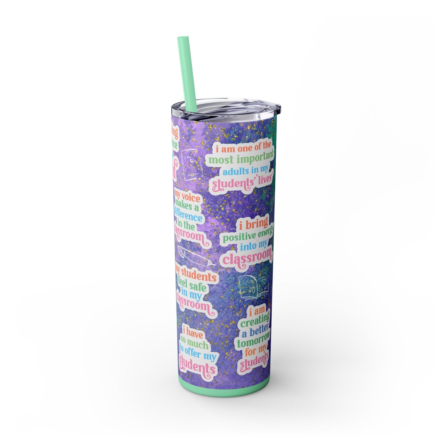 Teacher Daily Affirmation 20 oz Tumbler - Motivational