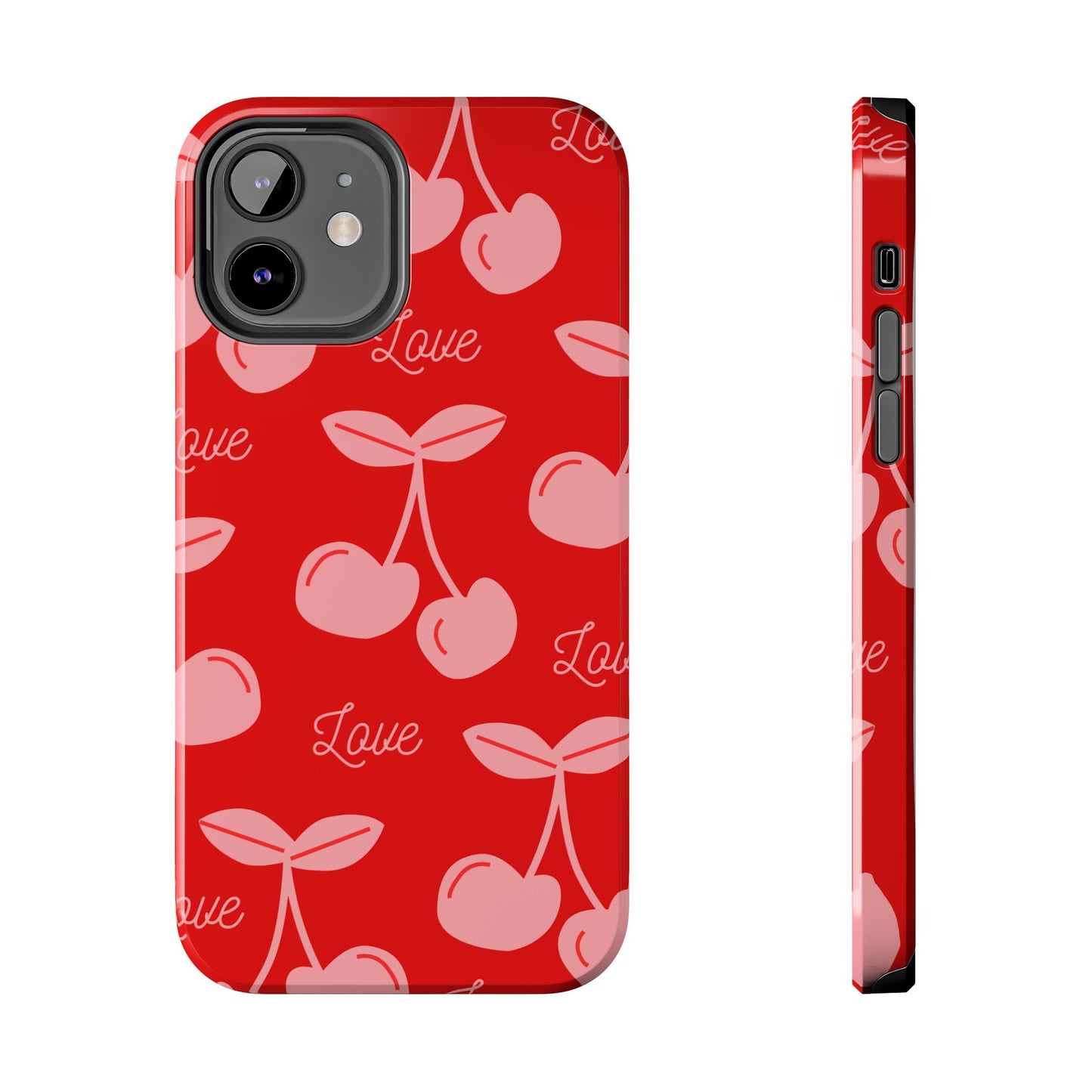 Cute Cherry Love Tough Phone Cases