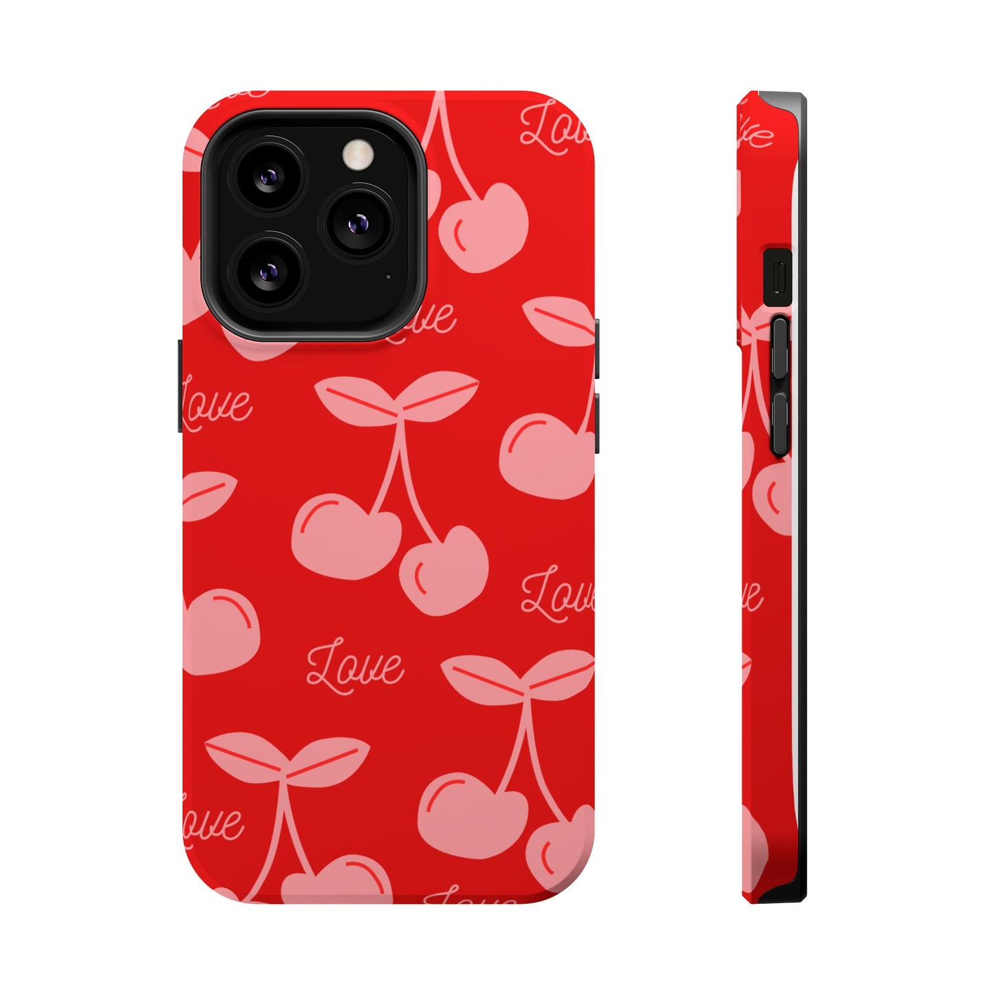 Cherry Love MAGNETIC Tough Cases, Cute Protection, Gift for Her, Valentine's Day