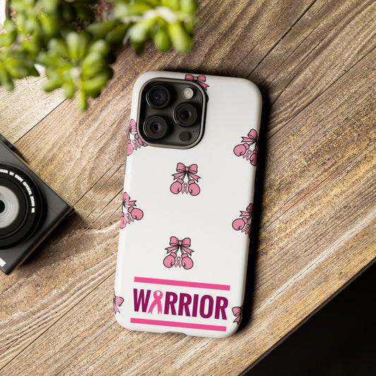 Phone Case - Pink Warrior Cancer Awareness Gift for Breast Cancer Survivor for Iphone