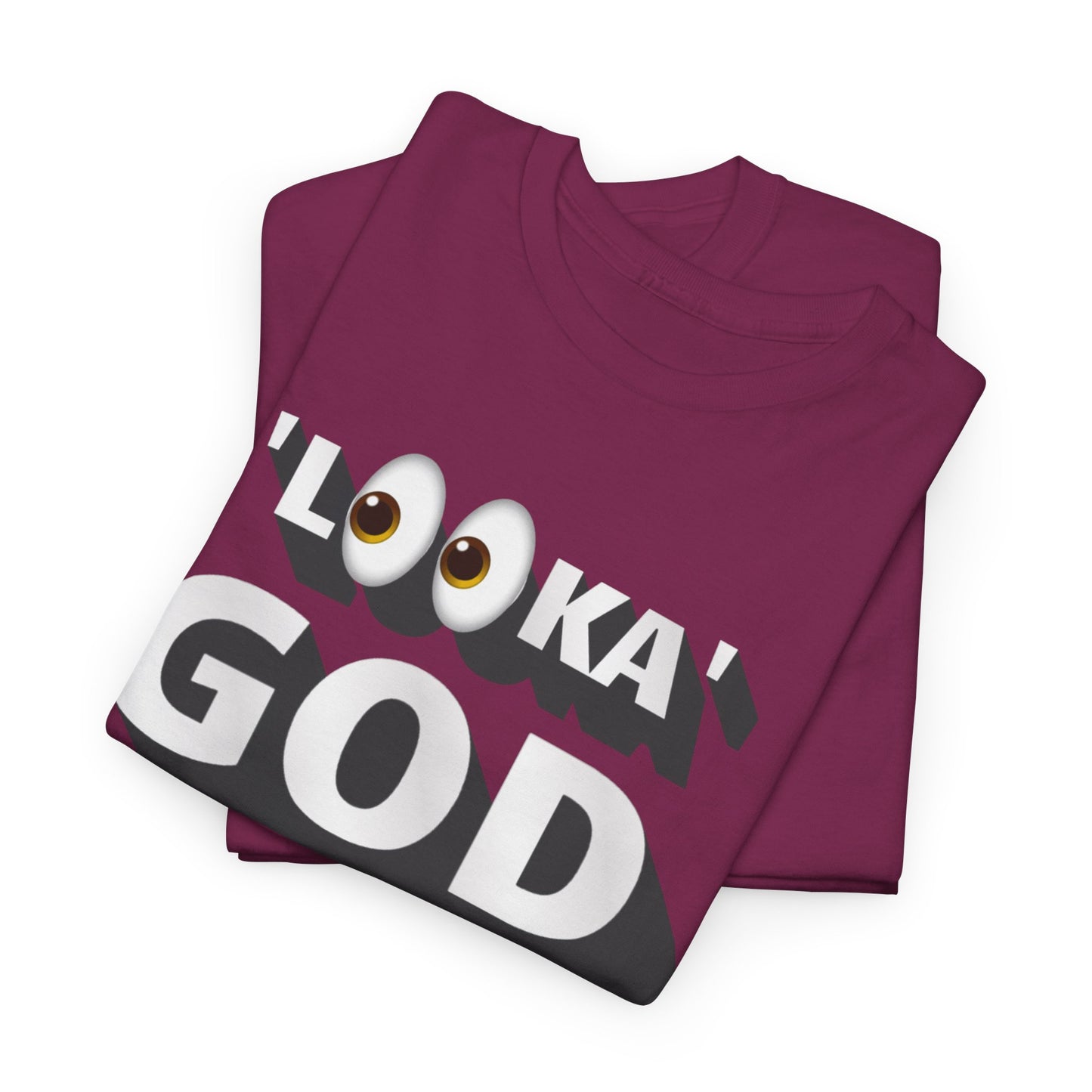 "Looka God" Unisex Cotton Tee - Stylish Faith Statement