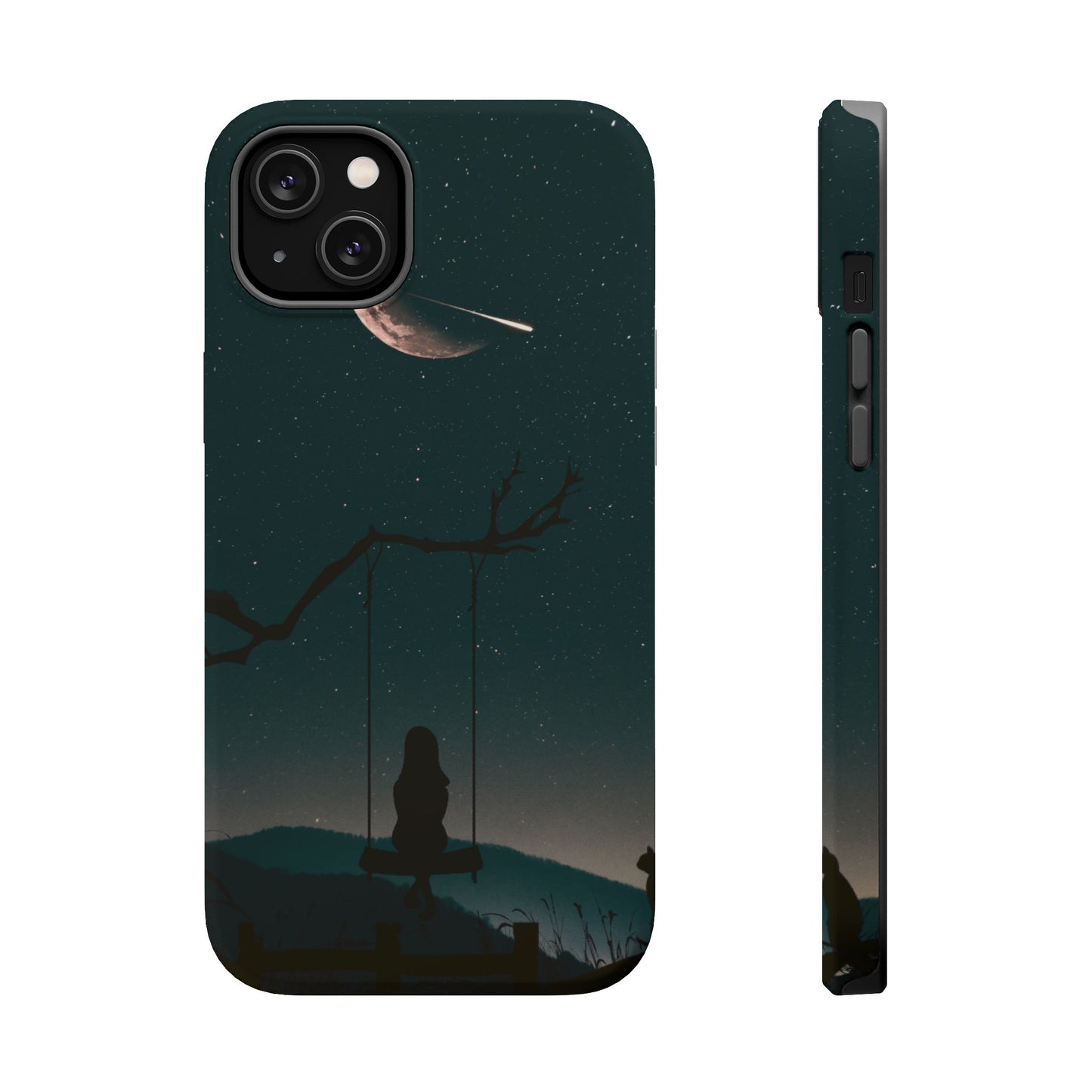Dreamy Night Sky Tough Magnetic Phone Cases Unique Celestial Design for Iphone