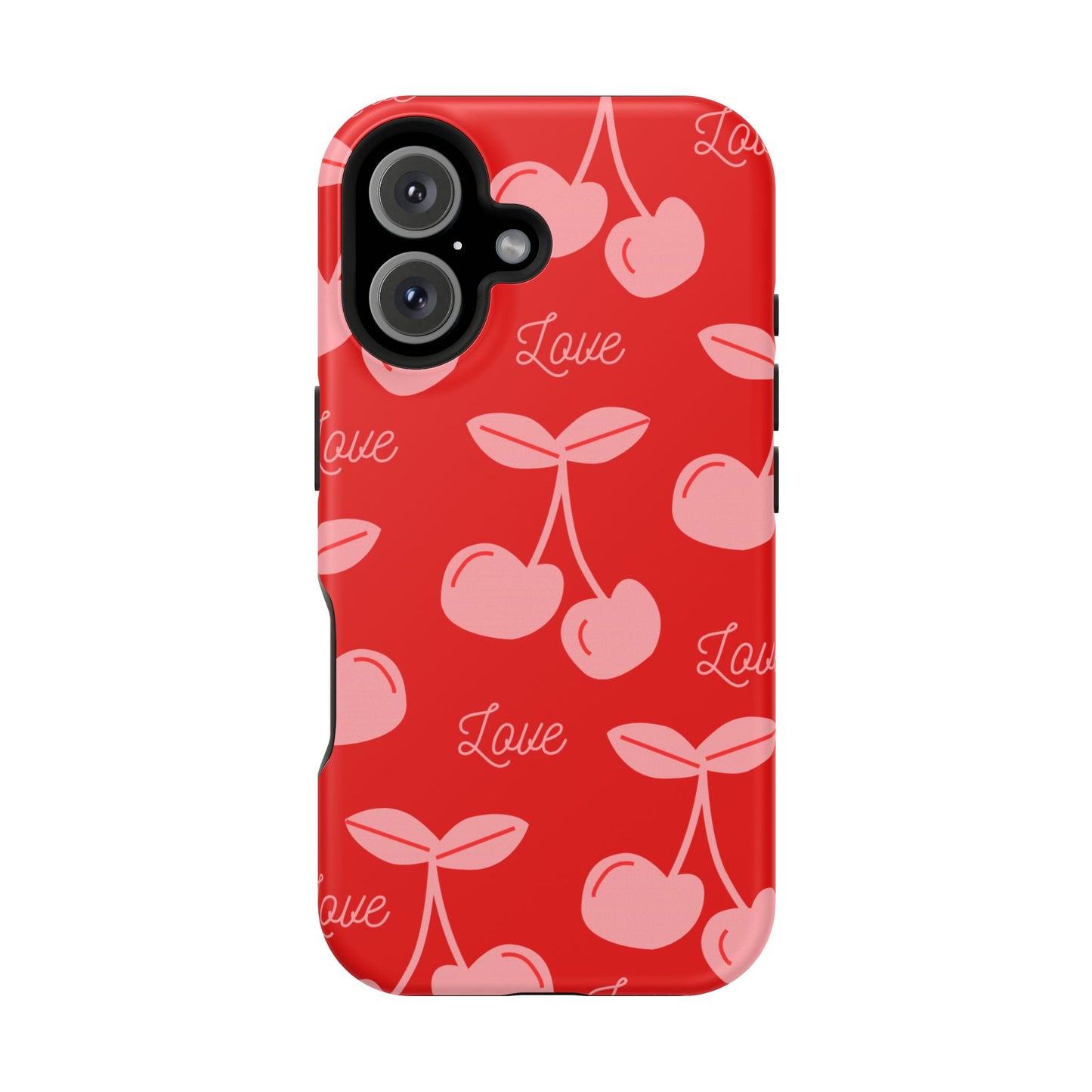 Cherry Love MAGNETIC Tough Cases, Cute Protection, Gift for Her, Valentine's Day