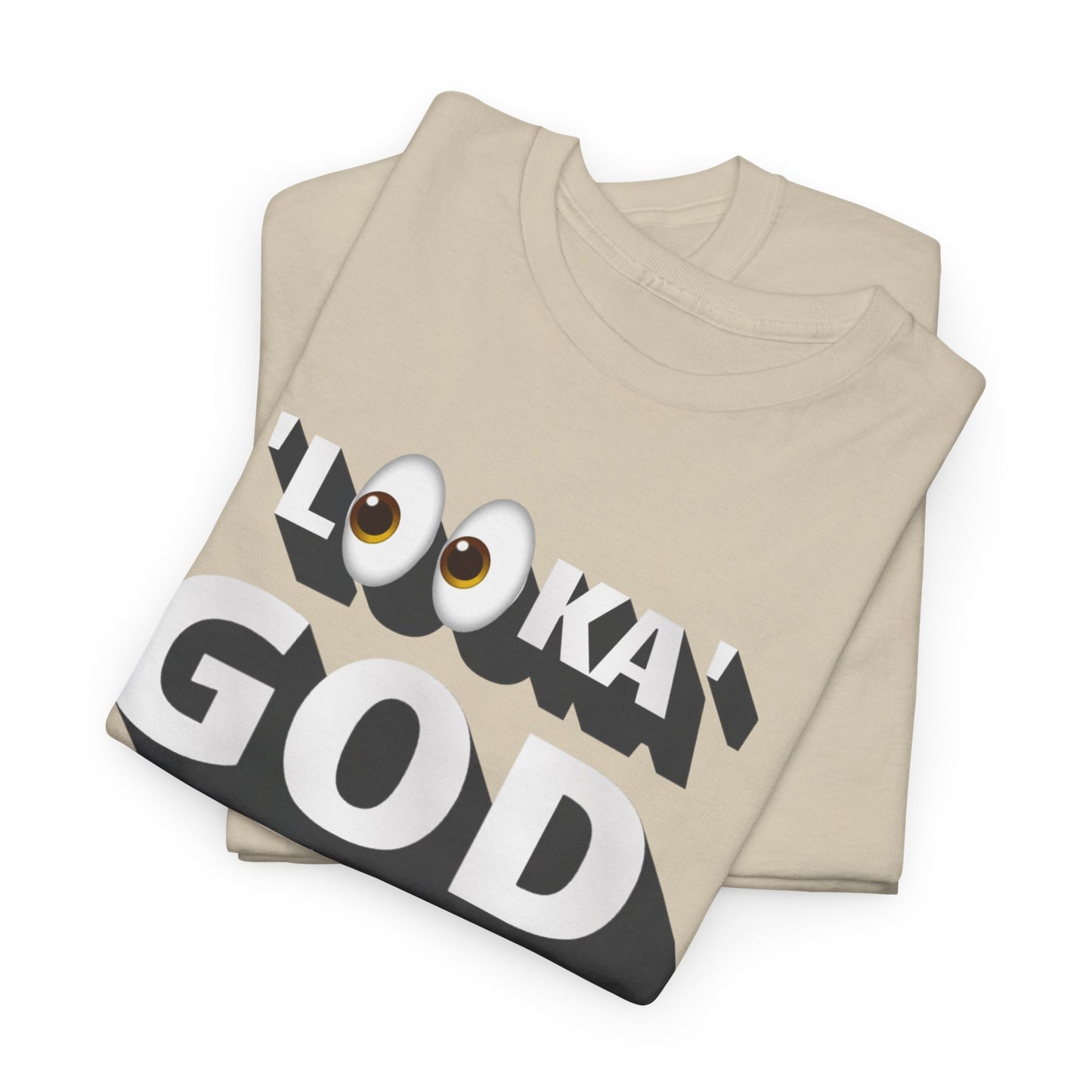 "Looka God" Unisex Cotton Tee - Stylish Faith Statement