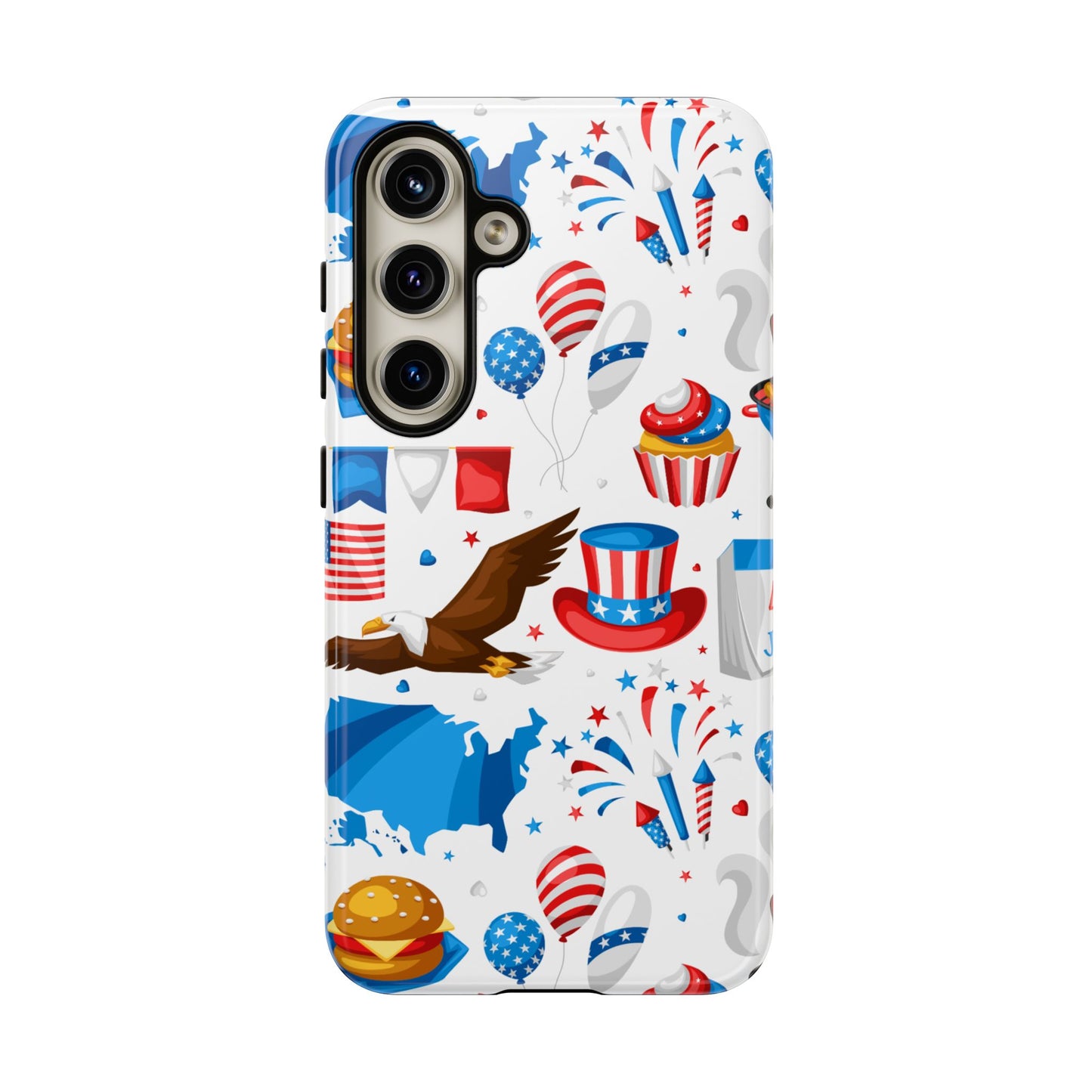 Patriotic  4th of July, Memorial Day, Independence Day Tough Phone Case for Samsung