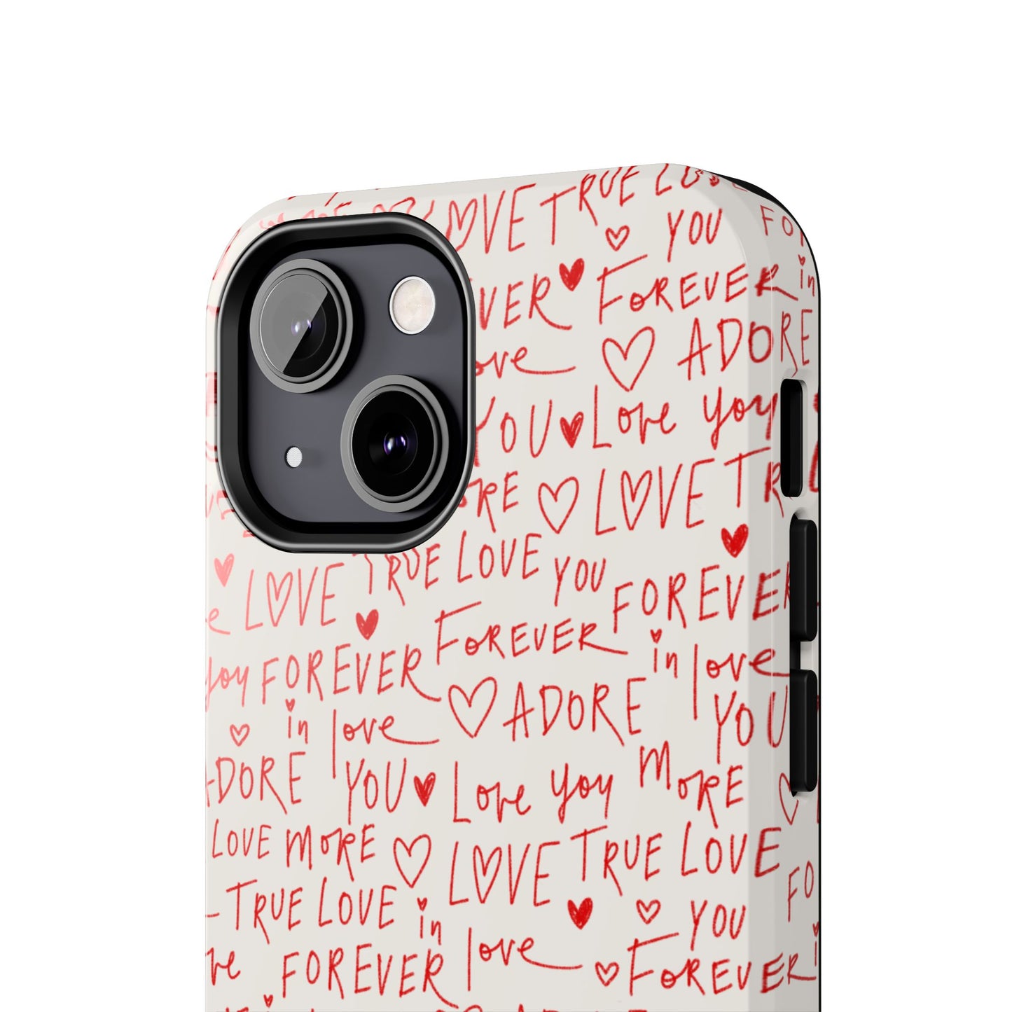 Love Hearts Tough Case for iPhone,  Cute Heart Design, Adore You Case, True Love Protection