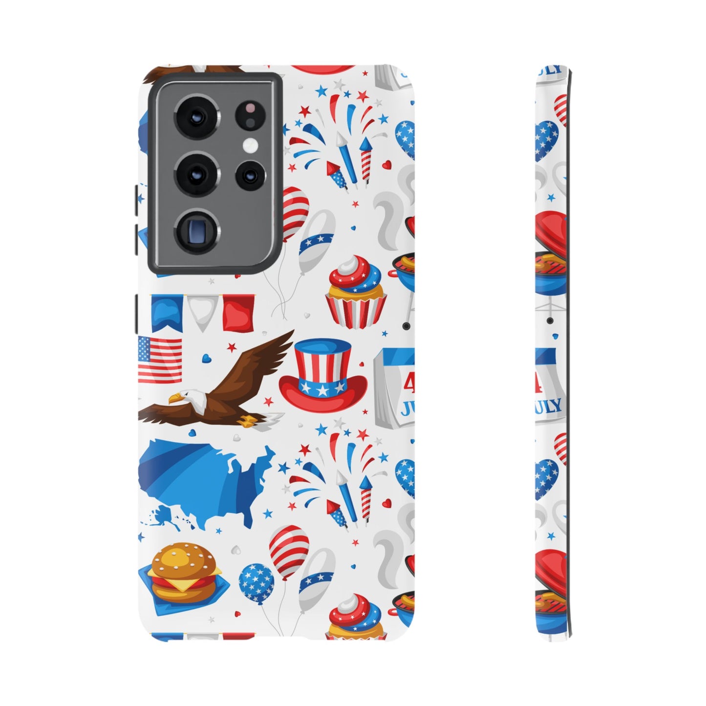 Patriotic  4th of July, Memorial Day, Independence Day Tough Phone Case for Samsung