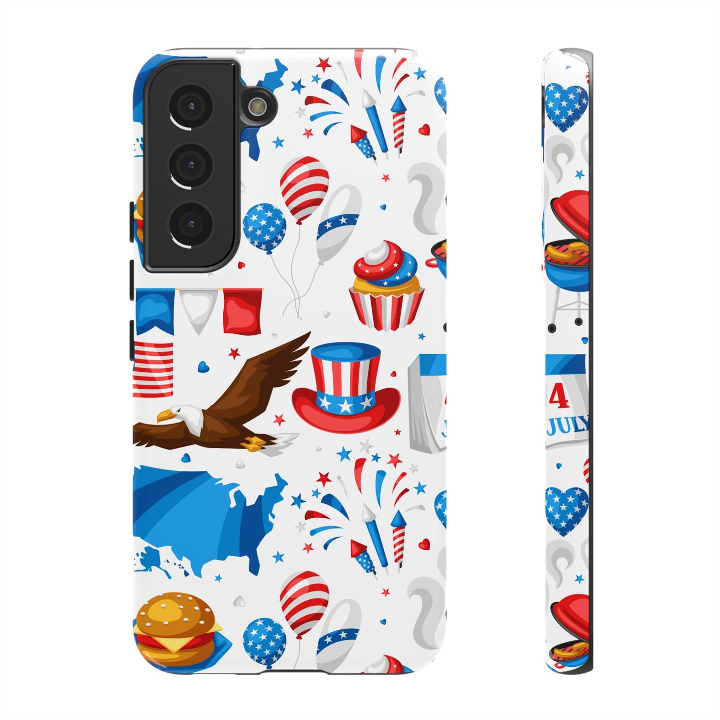 Patriotic  4th of July, Memorial Day, Independence Day Tough Phone Case for Samsung