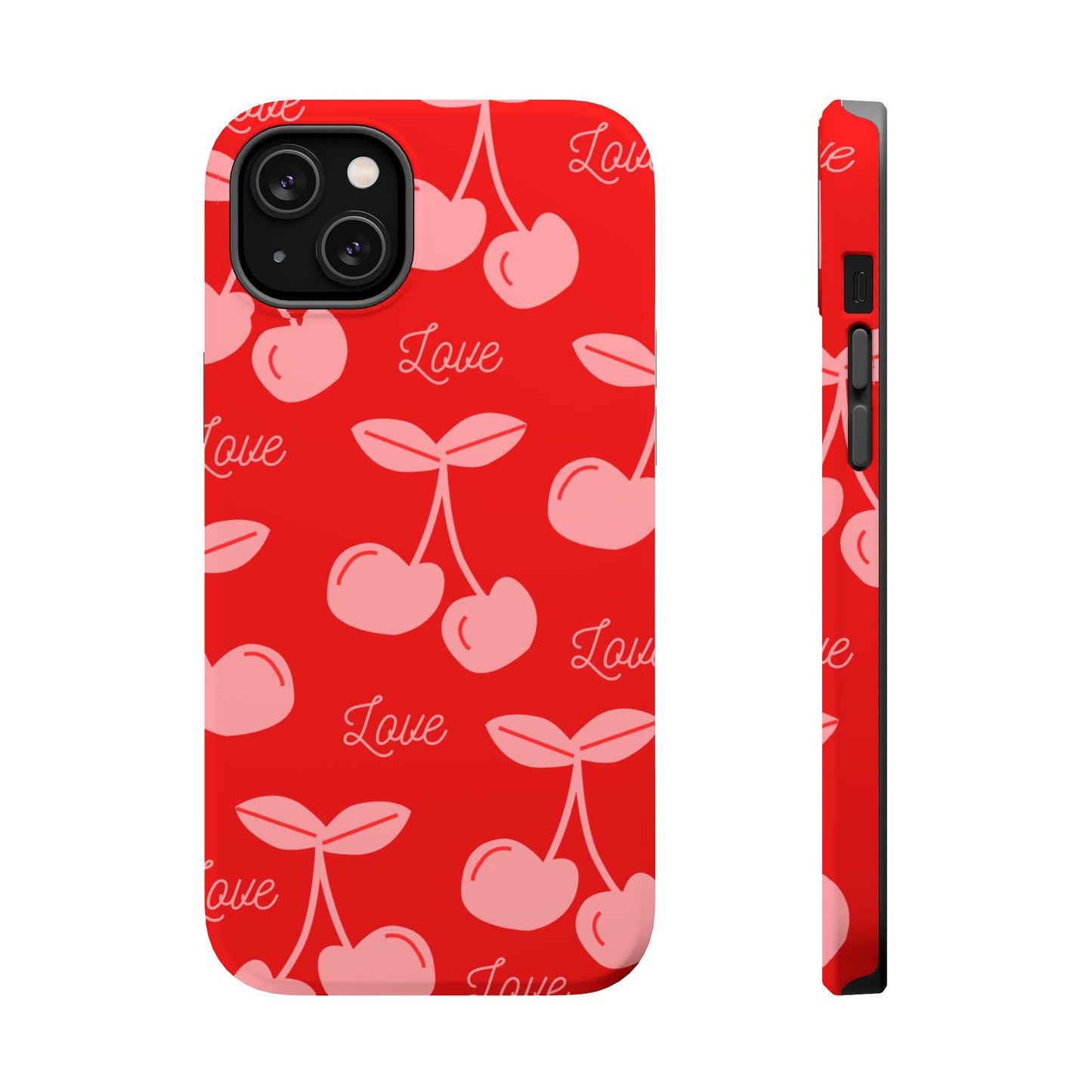 Cherry Love MAGNETIC Tough Cases, Cute Protection, Gift for Her, Valentine's Day