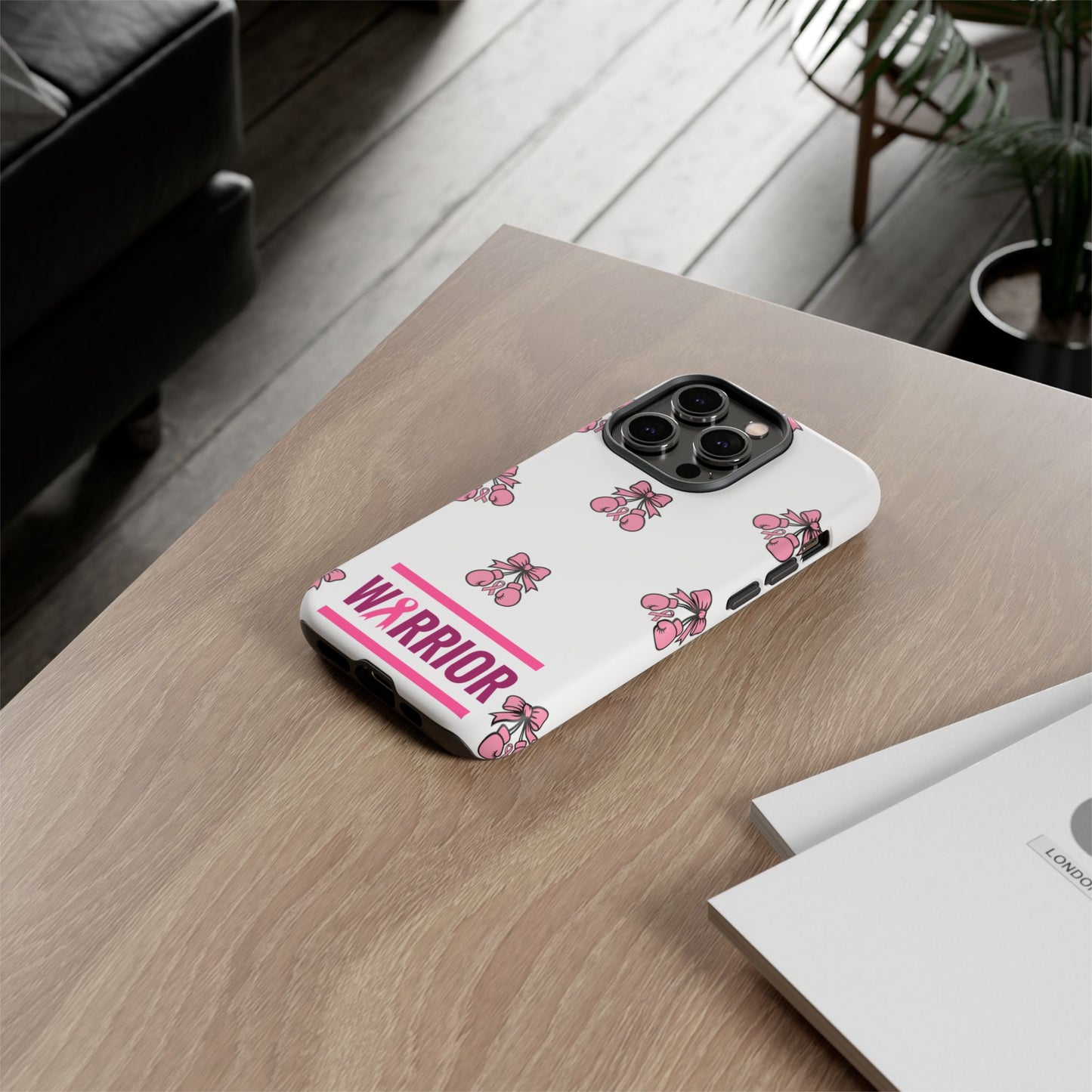 Phone Case - Pink Warrior Cancer Awareness Gift for Breast Cancer Survivor for Iphone