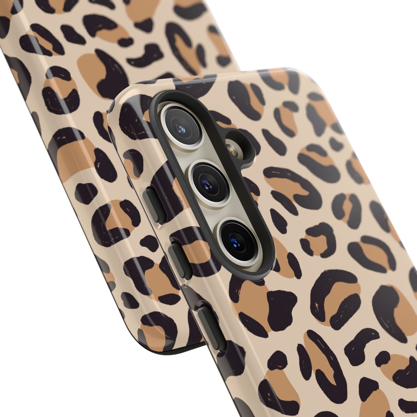 Leopard Print Tough Phone  Case for Samsung