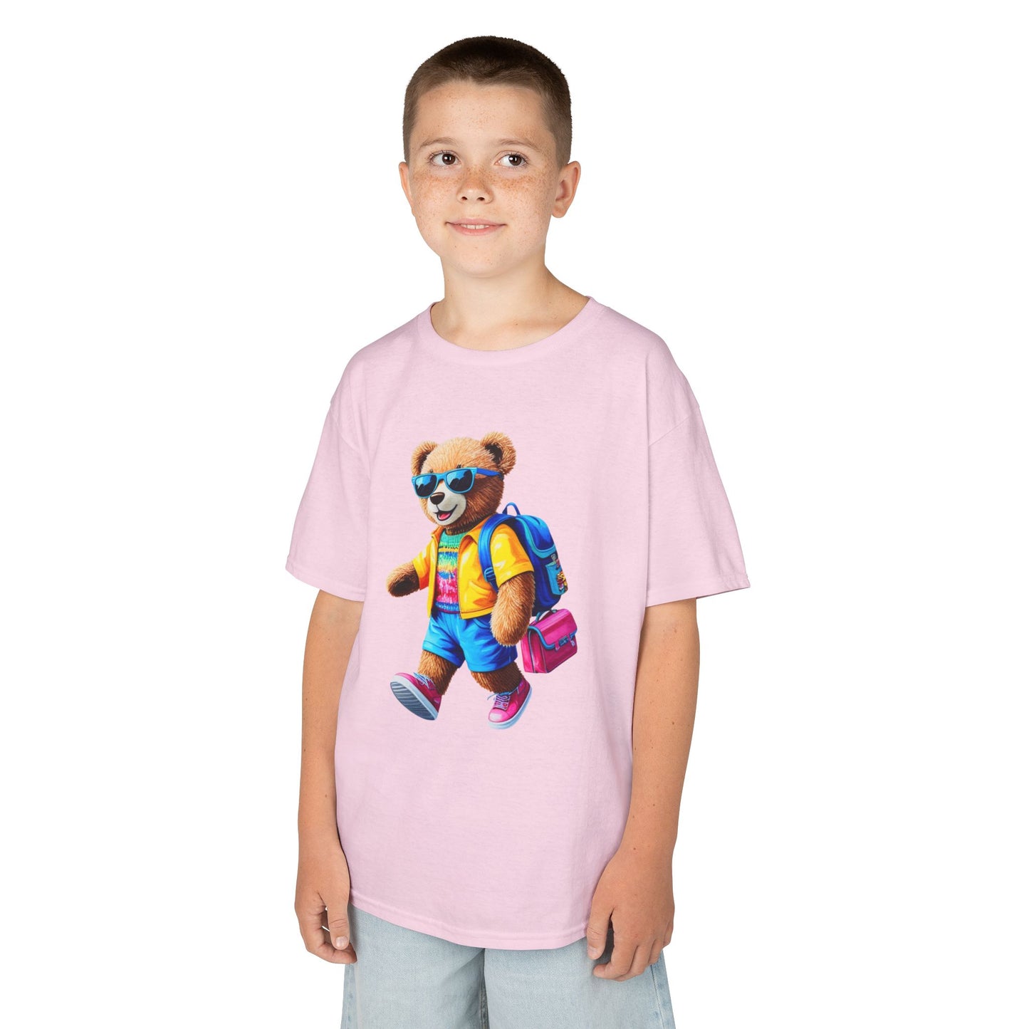 Cool Bear Kids Tee, Kids Cotton T-shirt, Cute Animal Shirt, Back to School Tee, Fun Bear Graphic Tee