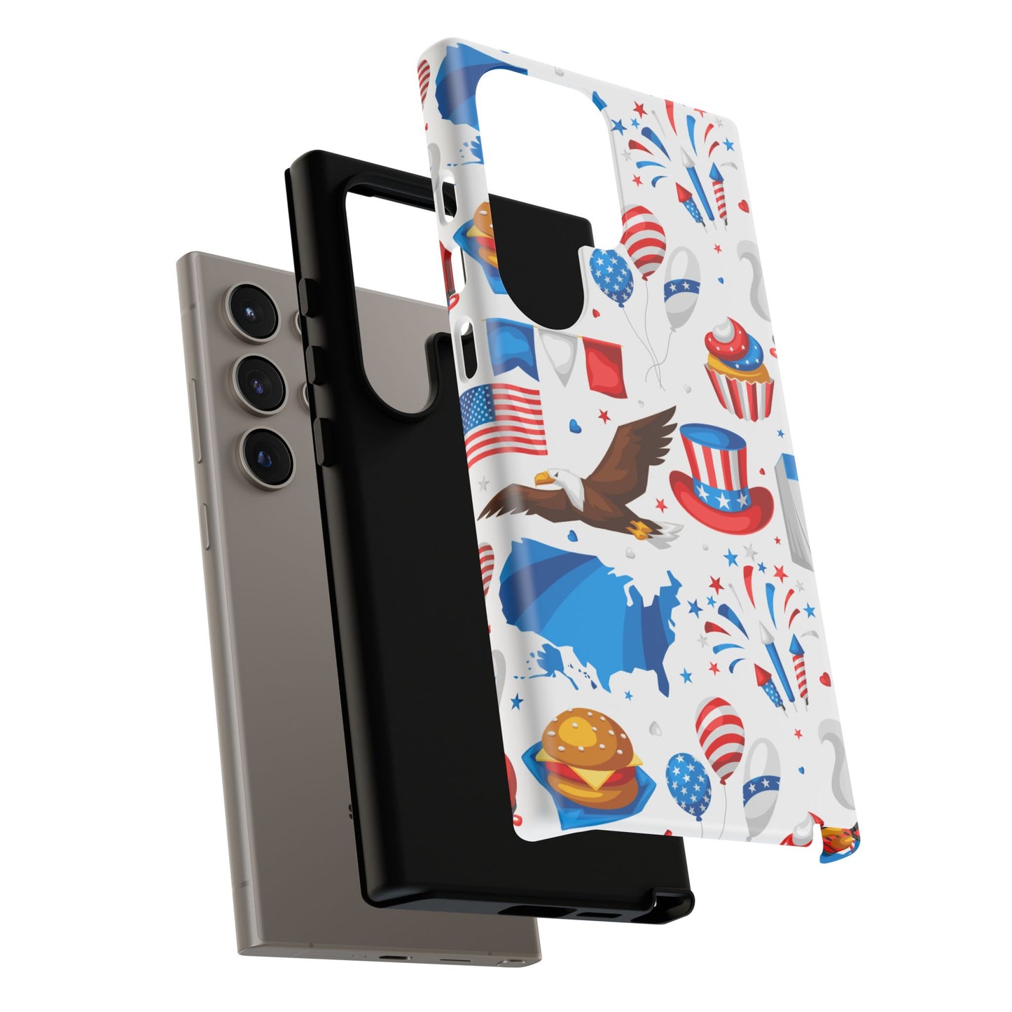 Patriotic  4th of July, Memorial Day, Independence Day Tough Phone Case for Samsung