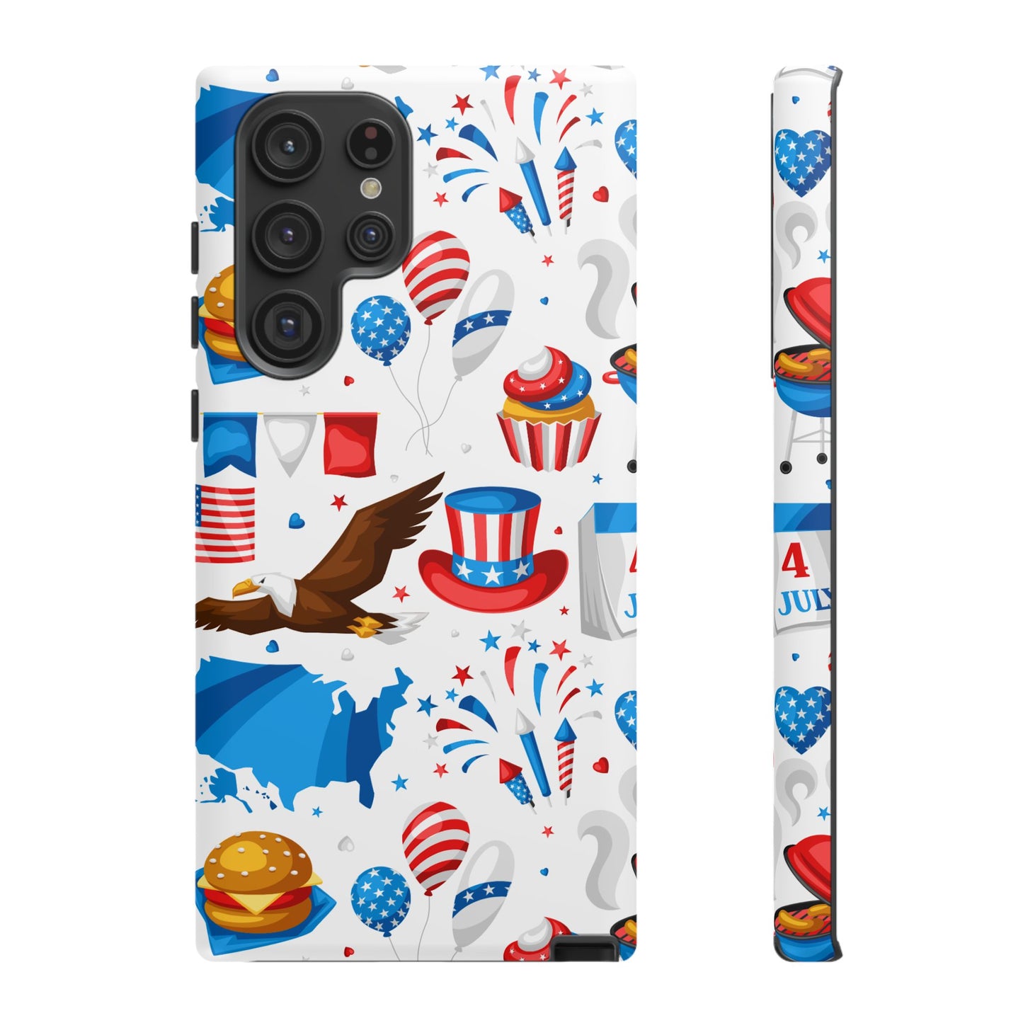 Patriotic  4th of July, Memorial Day, Independence Day Tough Phone Case for Samsung