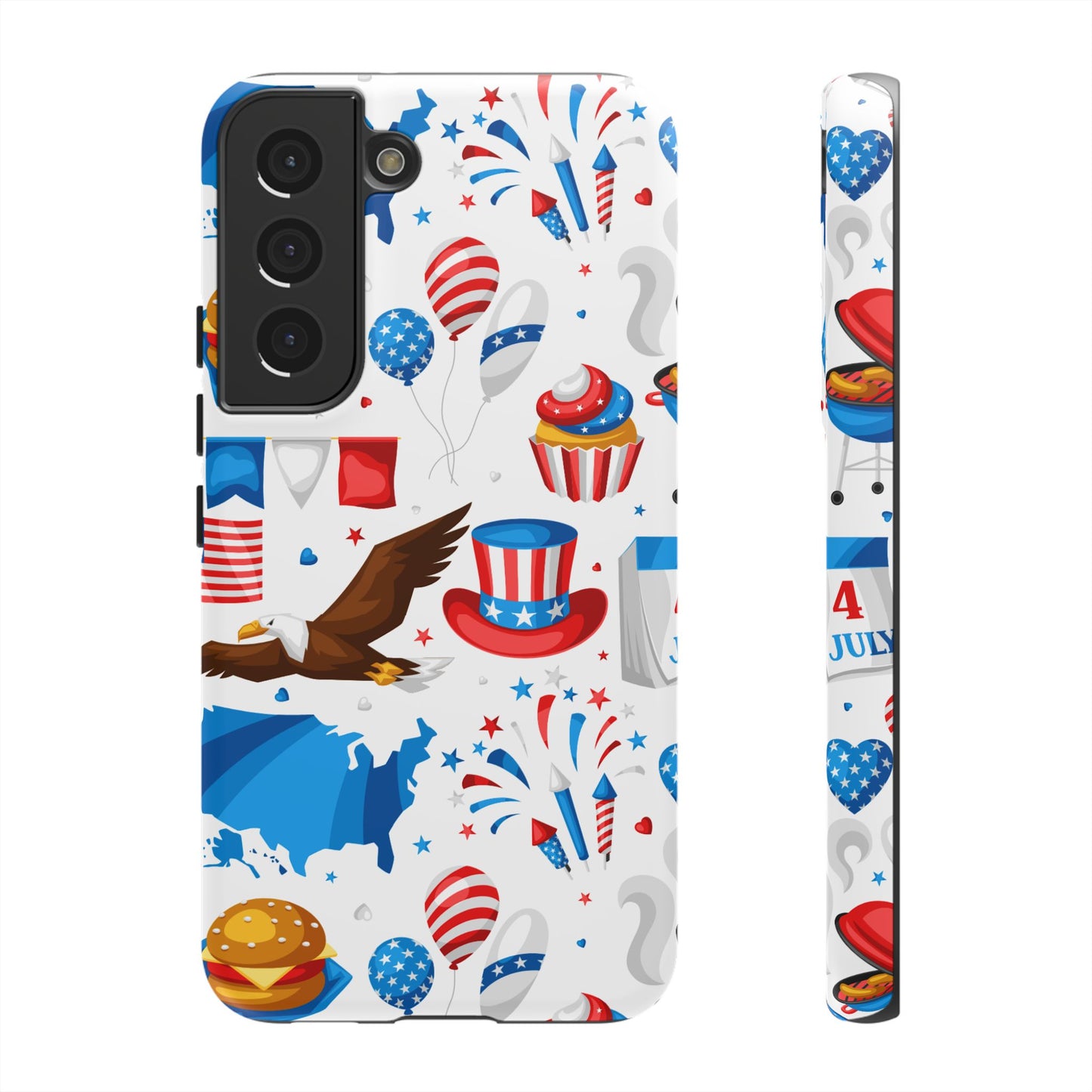 Patriotic  4th of July, Memorial Day, Independence Day Tough Phone Case for Samsung