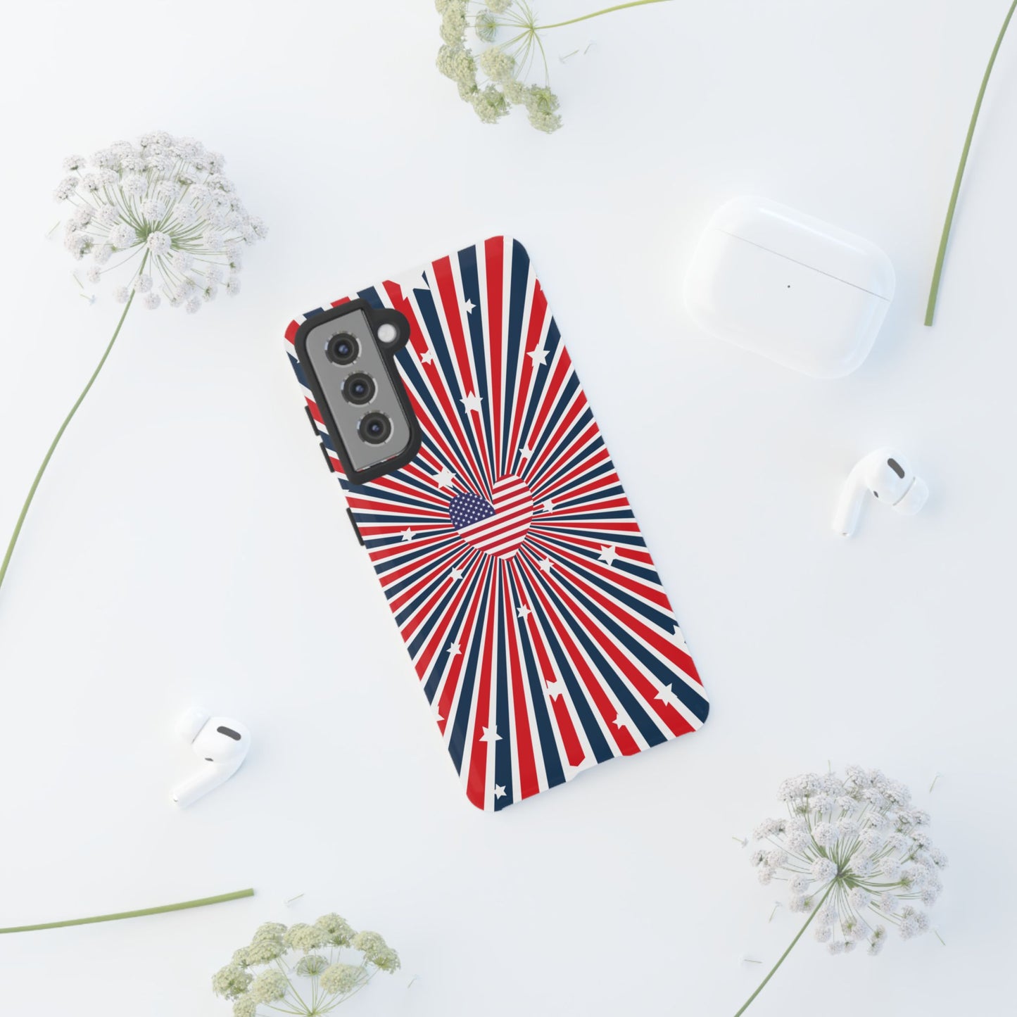 Patriotic  4th of July, Memorial Day, Independence Day Tough Phone Case for Samsung