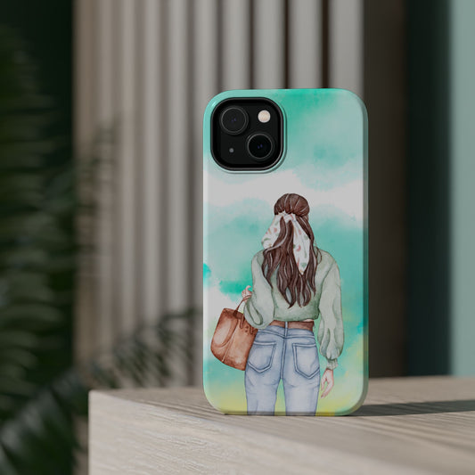 Whimsical Woman Tough MAGNETIC Phone Case