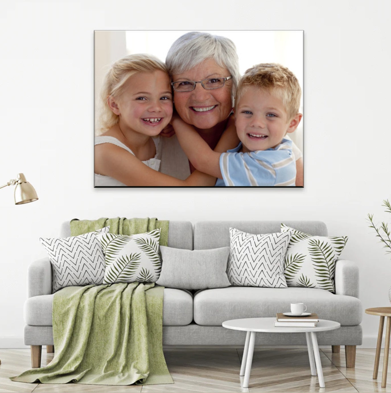 Personalized Wedding Canvas Print, Family Portrait Art, Home Decor, Gift