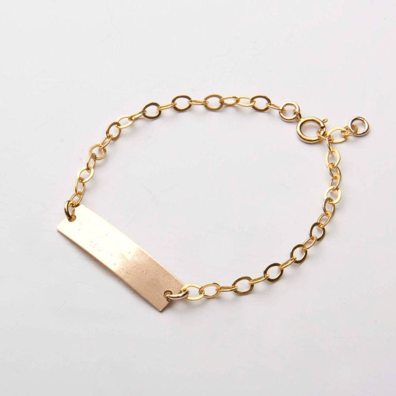 Child's Unique Personalized Stainless Steel Bracelet! - FREE Shipping