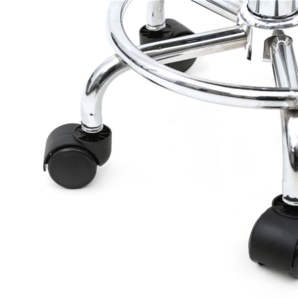 Chic Black Strap Pattern Stool